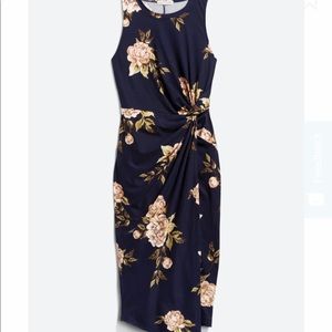 Abigail Brushed Knit Midi Dress